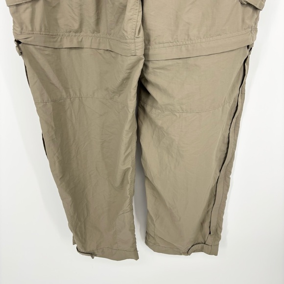 REI Convertible Hiking Pants Zip Off Size 14 Petite Khaki - Picture 6 of 8